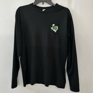 Carrol Dragons long sleeve polyester thin T-shirt with dragon logo, men’s size M
